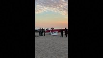 Se estrella una avioneta en una playa de California