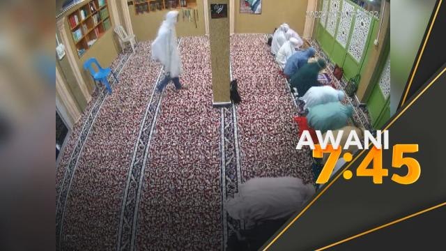 Tular | Lelaki pakai telekung curi barang jemaah wanita ditahan