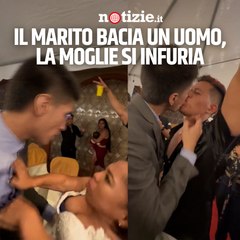 Mayito Arcentales infuriata davanti al marito che bacia un amico