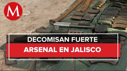 Guardia Nacional aseguró fusiles y cartuchos útiles en Jalisco