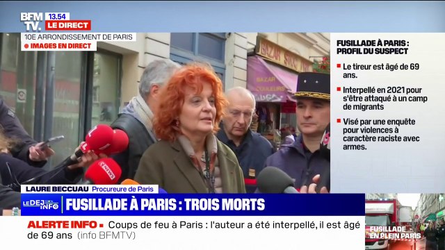 Laure Beccuau, procureure de Paris: L'intéressé venait récemment d'être remis en liberté