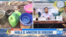 Ministro de Gobierno, Eduardo del Castillo, brinda informe de operativos en tierras avasalladas en Santa Cruz