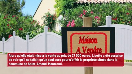 Une femme achète une maison contre un euro symbolique !