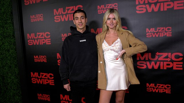 Dan Hoban and Stephanie Sherry MuzicSwipe Holiday Party Red Carpet Event in Los Angeles