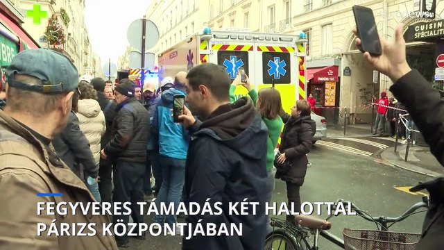 Lövöldözés volt Párizs belvárosában, ketten meghaltak