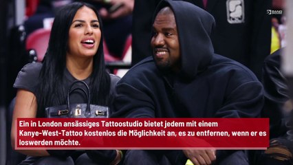 Londoner Tattoostudio entfernt kostenlos Kanye West-Tattoos