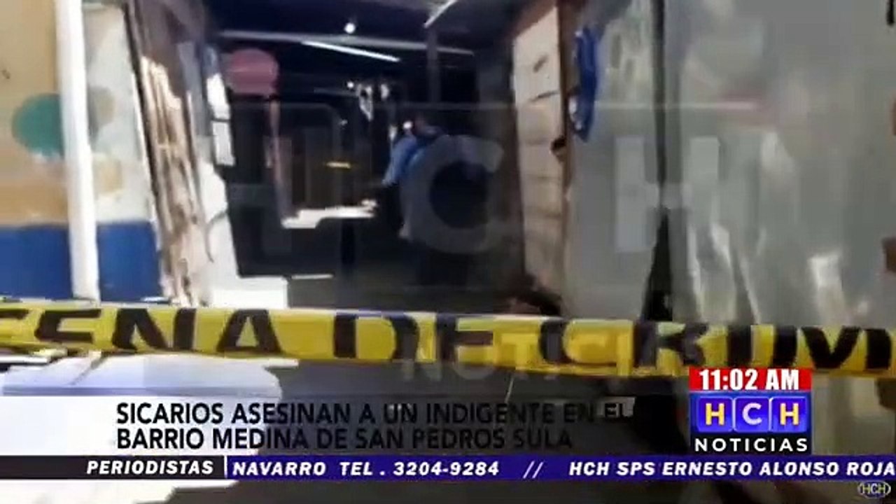 Desconocidos le quitan la vida a indigente en el barrio Medina de SPS