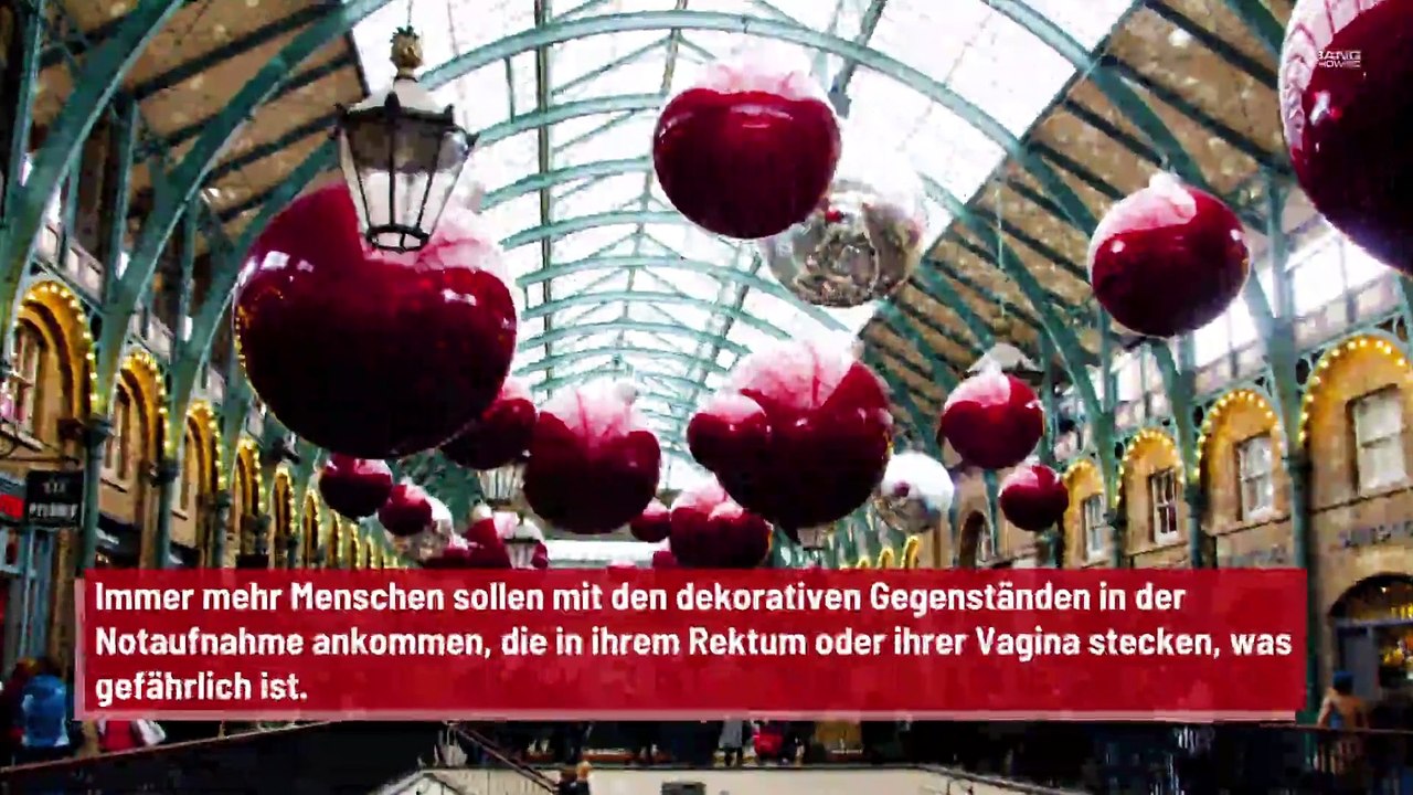 Gynäkologin warnt, Weihnachtsschmuck nicht als Sexspielzeuge zu verwenden