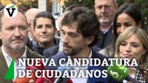Adrián Vázquez (Ciudadanos) anuncia la candidatura de consenso y tiende la mano a Edmundo Bal