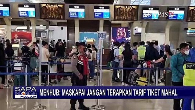 Menhub Budi Karya Sumadi Imbau Maskapai Penerbangan Supaya Tidak Terapkan Tarif Tiket Mahal