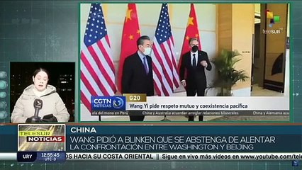 Download Video: Cancilleres de China y Estados Unidos debaten sobre la paz