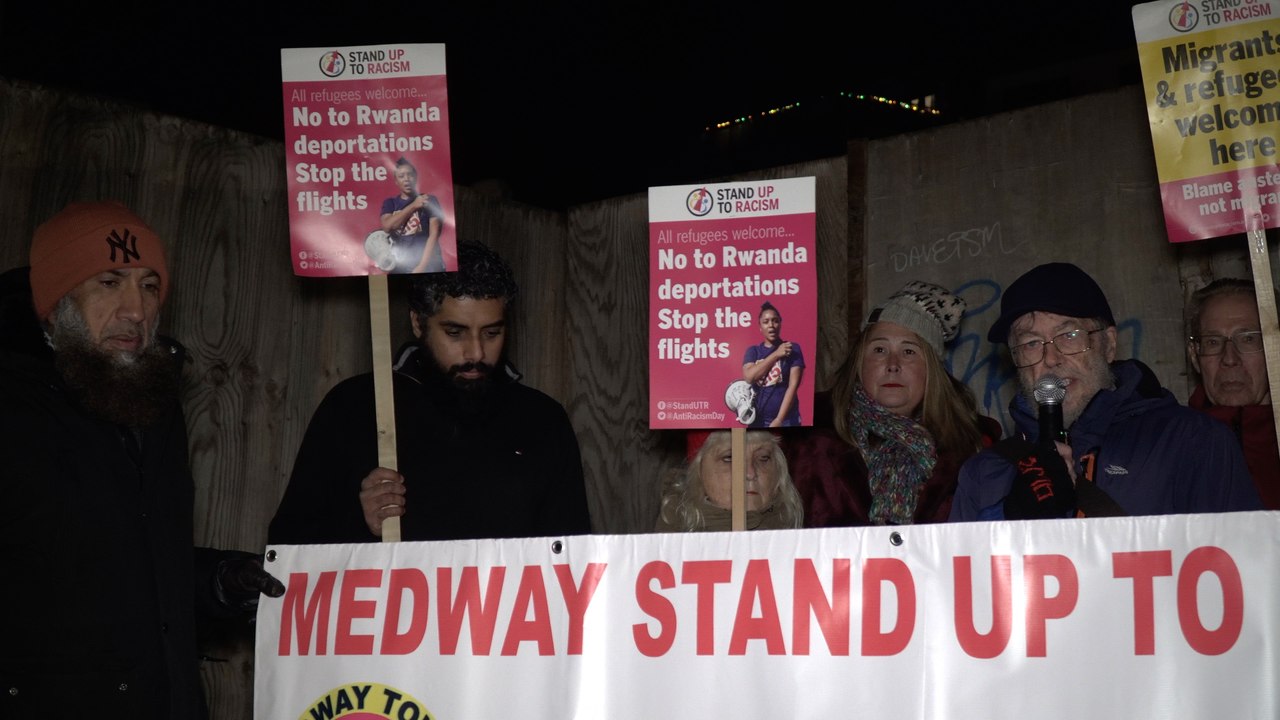 Chatham residents hold protest against lawful Rwanda decision