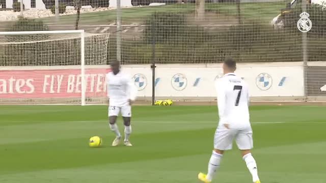 Partido amistoso entre el Madrid y el Getafe en Valdebebas