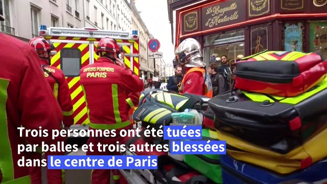 Trois morts et trois blessés par des tirs à Paris