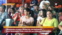 Programa ayudas urgentes entregaron electrodomésticos a más de 300 familias posadeñas