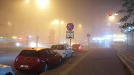 Tekirdağ'da yoğun sis etkili oldu