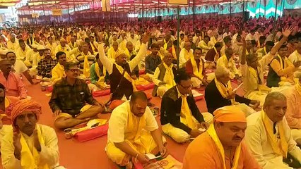 समवेत स्वरों में गूंजा जय हनुमान ज्ञान गुण सागर....