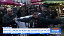 Enfrentamientos entre manifestantes kurdos y policías tras tiroteo en París