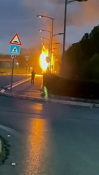 Paura a Rende, autobus in fiamme lungo viale Principe
