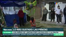 Familias mexicanas vuelven a revivir las posadas navideñas