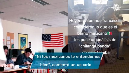 Al ritmo de "Chilanga Banda" de Café Tacvba, así enseña maestra español a franceses
