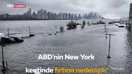ABD'de kar fırtınası nedeniyle taşkın meydana geldi