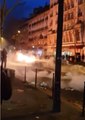 Paris'teki saldırıyı protesto eden terör örgütü PKK yanlıları Atina'da polise saldırdı
