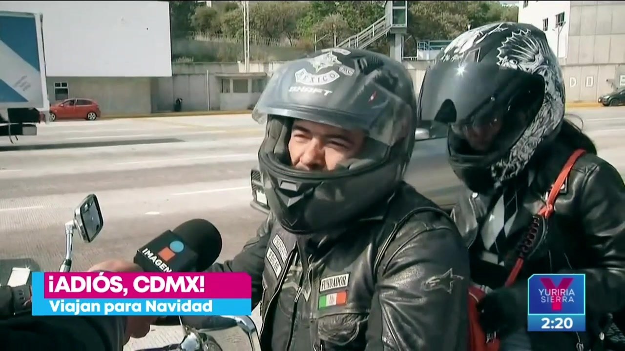 Capitalinos huyen de la CDMX para celebrar la Navidad