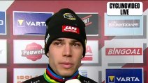 Wout van Aert Reacts To Gavere UCI Cyclocross World Cup