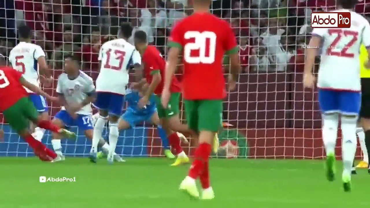 أول مباراة وليد الركراكي مع المنتـ ـخب المـ ـغربي ملخص مباراة المـ ـغرب و الشـ ـيلي 2-0