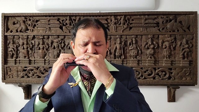 Ae Phoolon Ki Rani Baharon Ki Malika-Film Arzoo 1965 on Harmonica Live Performance by Mukund Kamdar