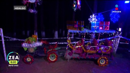 Navidad en el Bosque Iluminado en Hidalgo