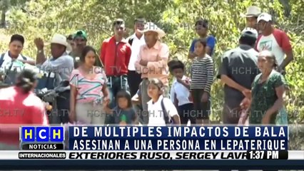 ¡ A Balazos ! Le quitan la vida a cortador de café en Lepaterique, FM