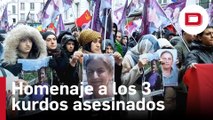 Homenaje a los 3 kurdos asesinados en París entre acusaciones a Turquía