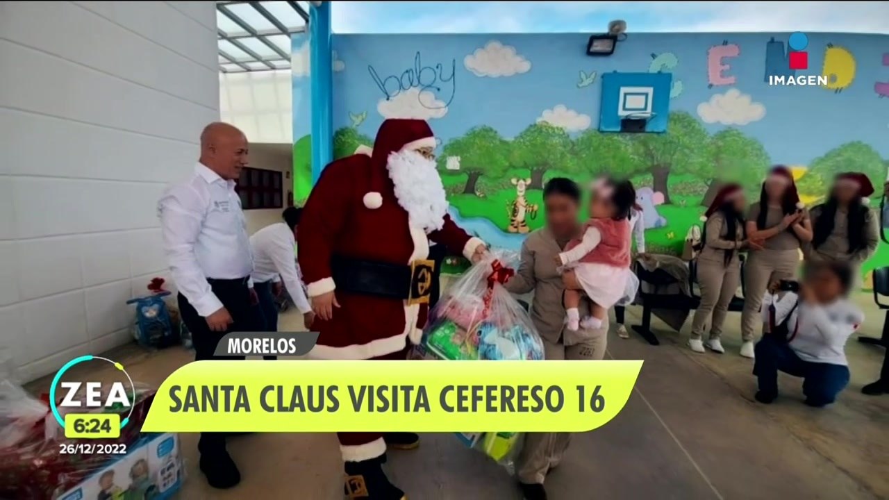 Santa Claus visitó el CEFERESO 16 en Morelos