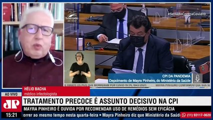 'Se tem uma coisa bem definida no tratamento da Covid é que a cloroquina não funciona', diz Bacha