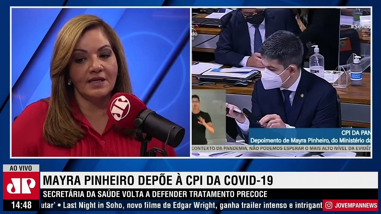 Diogo Schelp: 'Mayra Pinheiro defende o tratamento precoce e desvia de respostas concretas'