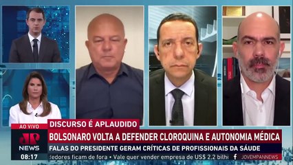 Trindade, Motta e Schelp analisam fala de Bolsonaro sobre cloroquina