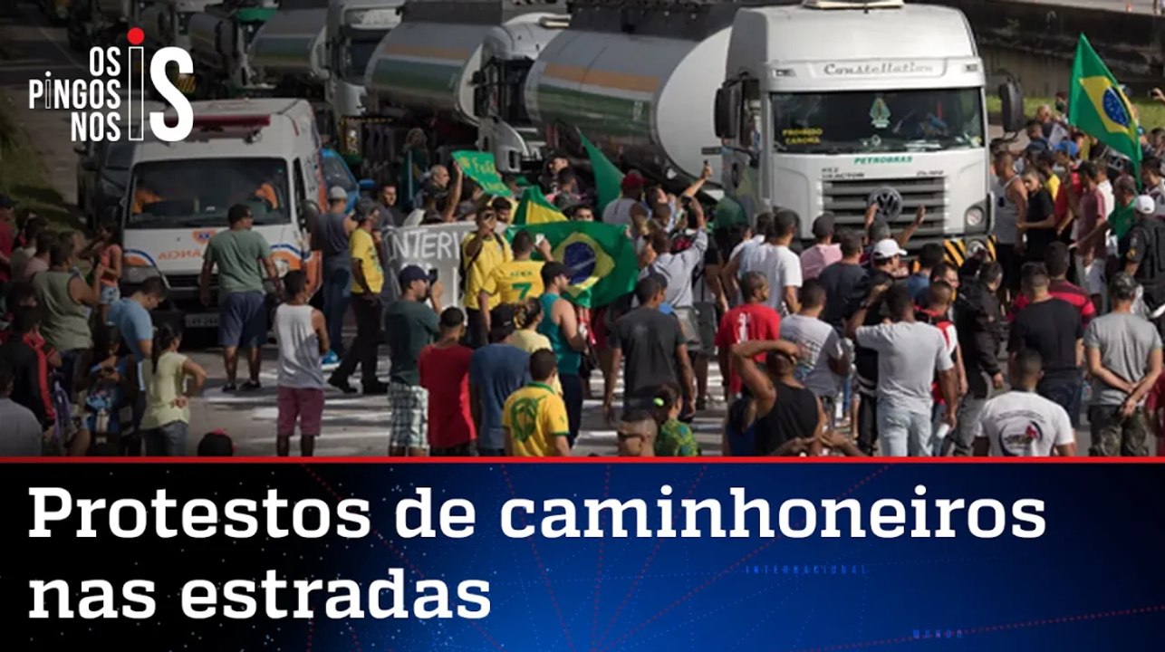 Após decisão de Moraes, caminhoneiros ampliam b...