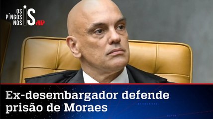 Ex-desembargador vai a ato no QG do Exército e pede cadeia para Moraes