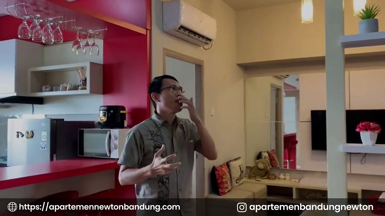Sewa Apartemen Bandung Harian | Sewa Apartemen NewTon Residence 32BJ Bulanan 2 Kamar| O811 222 1614