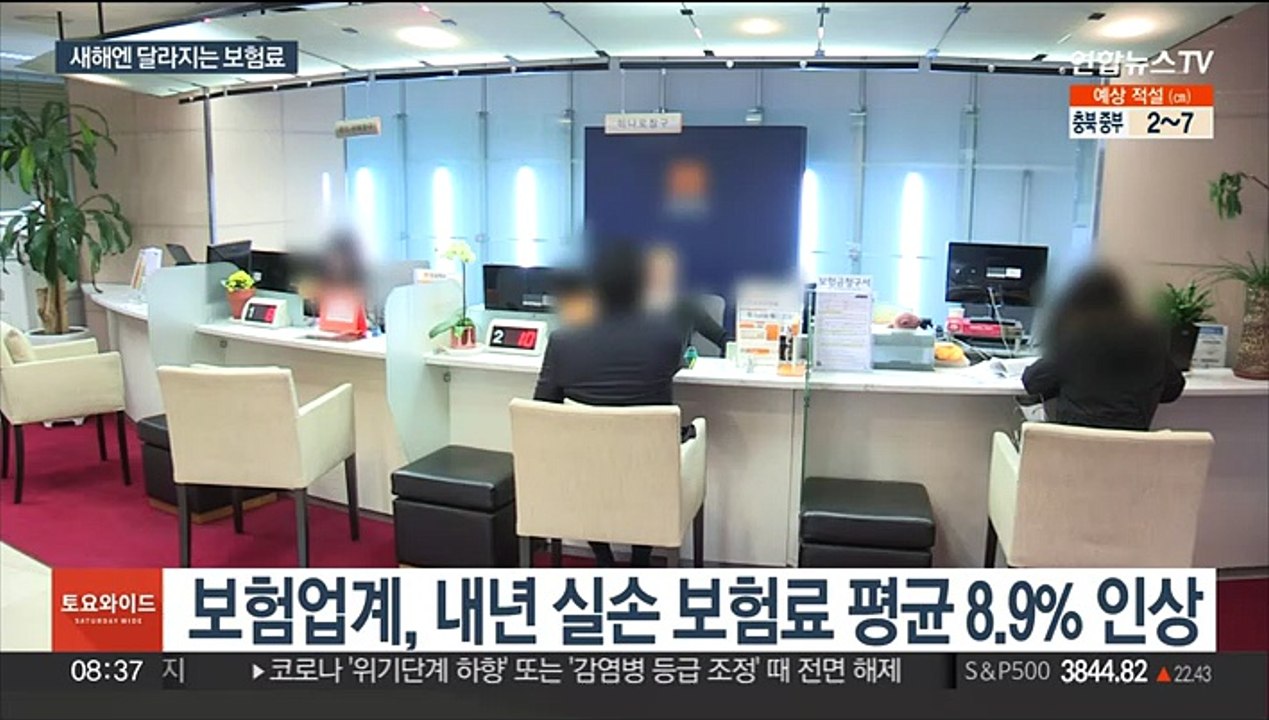 차 보험료 찔끔 내리더니…실손보험 9% 오른다