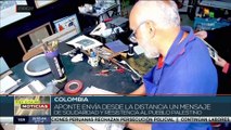 Artista plástico colombiano Máximo Aponte refleja en sus obras la lucha del pueblo palestino