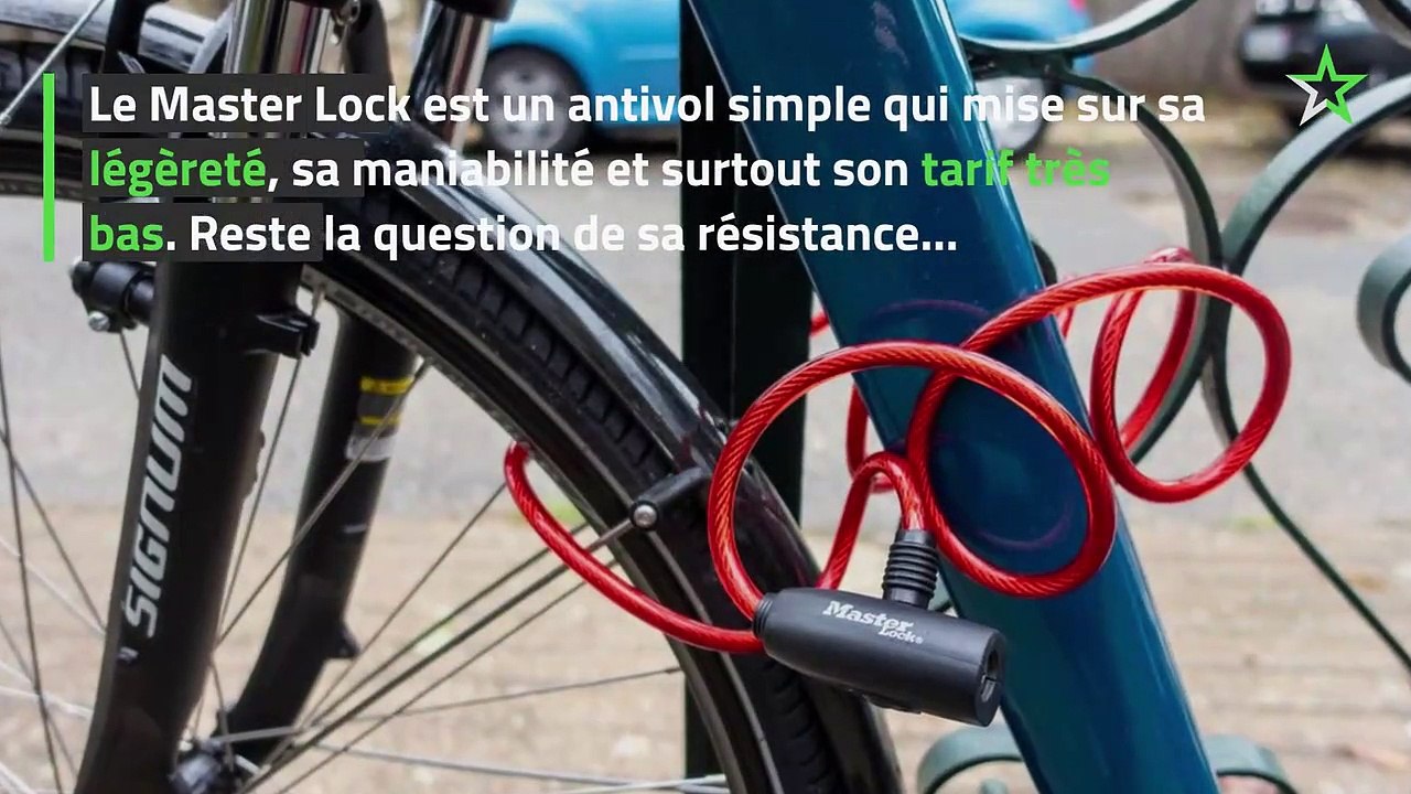 Test Master Lock Cable Antivol Vélo : à utiliser en complément