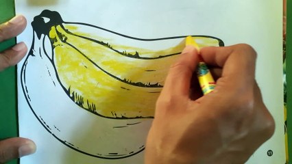 Mewarnai pisang sangat mudah