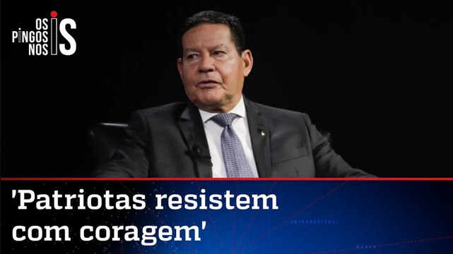 Mourão adverte que censura é arma covarde para ameaçar o livre debate