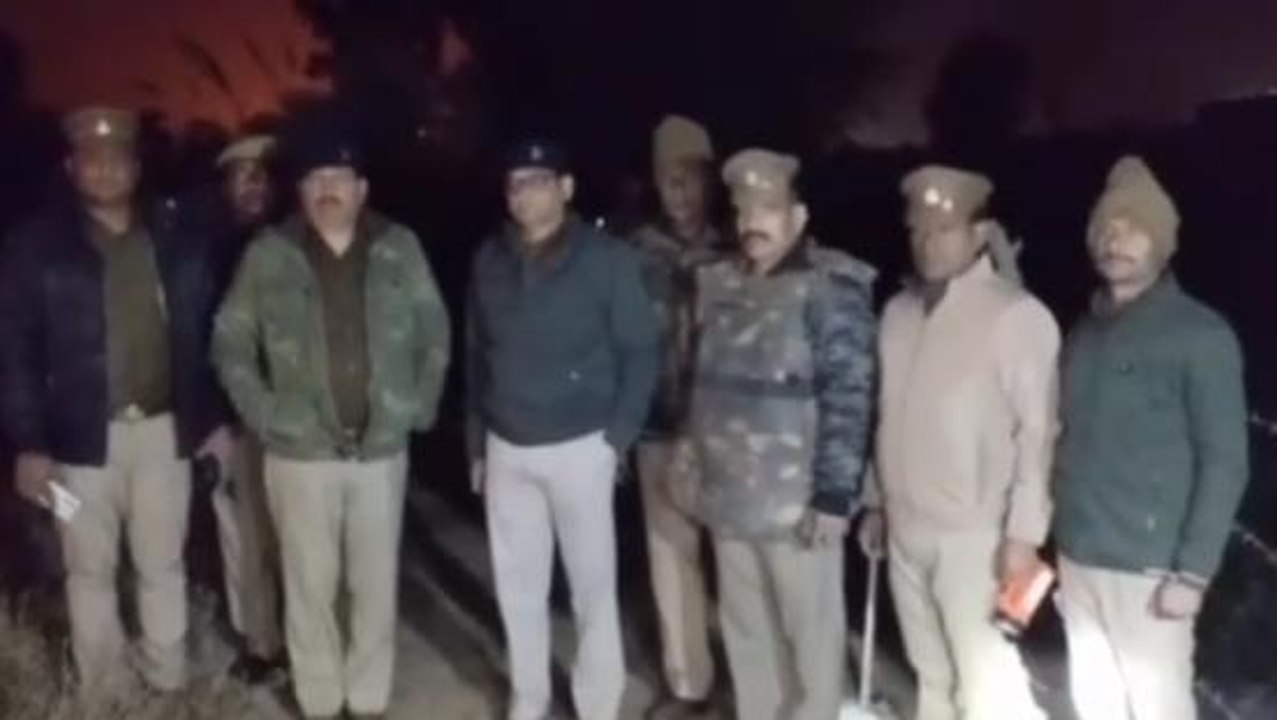 मथुरा: पुलिस और बदमाशों के बीच हुई मुठभेड़, तीन शातिर बदमाश गिरफ्तार