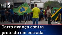 Motorista atropela manifestantes em rodovia no interior de SP