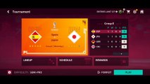 Spain vs Japan FIFA World Cup 2022|Fifa Mobile Game Play