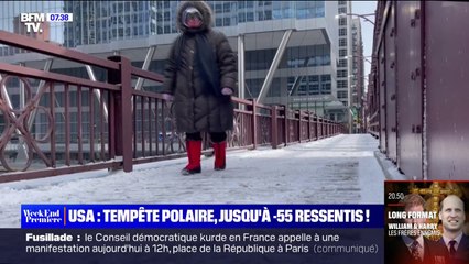 Tempête aux États-Unis: jusqu'à -55°C ressentis par endroits